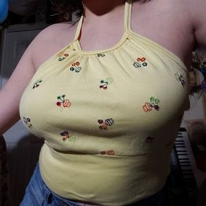 Yellow Halter Top